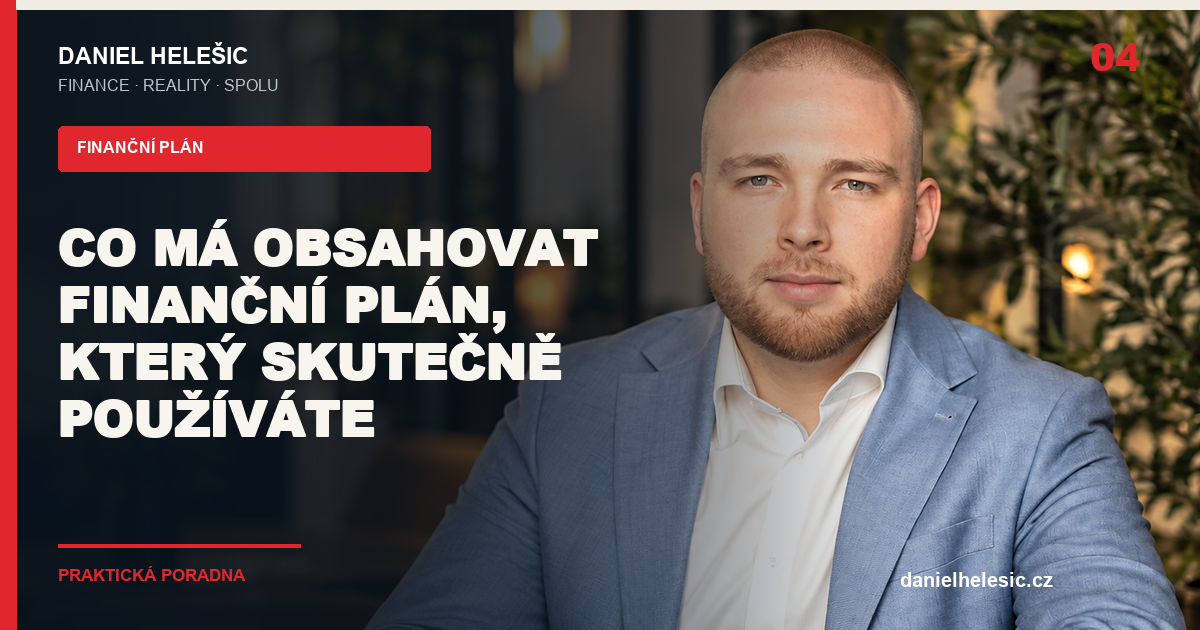 Titulní grafika článku: Co má obsahovat finanční plán, který skutečně používáte